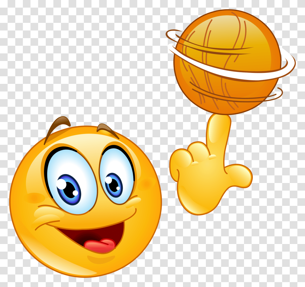 Basketball Player Emoji 52 Decal Basketball Smiley Face, Astronomy, Outer Space, Universe, Rattle Transparent Png