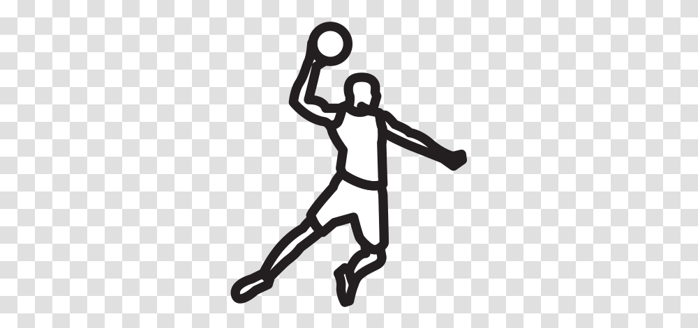 Basketball Player Free Icon Of Selman Icons Shoot Basketball, Person, Human, Stencil, Symbol Transparent Png