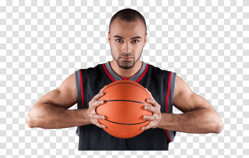 Basketball Player Holding Ball Below The Rim Basketball Player Holding Ball, Person, Human, People, Team Sport Transparent Png