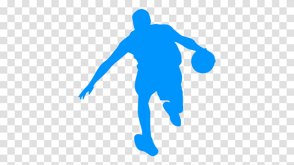 Basketball Player In Action Bola Basket Vector, Silhouette, Person, Logo Transparent Png