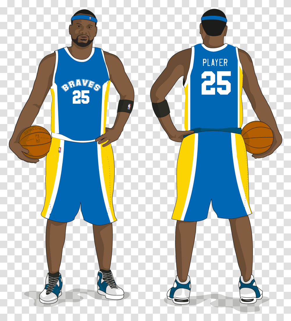 Basketball Player Jersey Template Clipart Full Size Basketball Player T Shirt, Person, Human, Clothing, Apparel Transparent Png