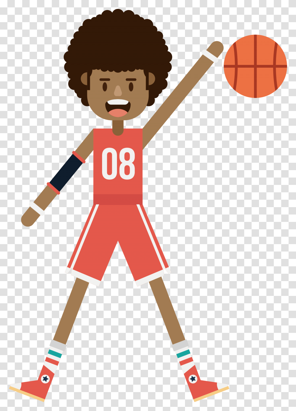 Basketball Player Player Dibujo, Label, Hair, Sport Transparent Png
