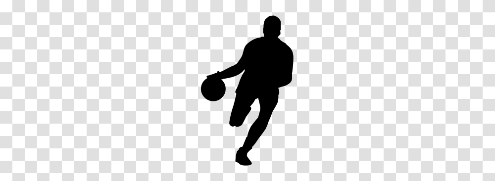 Basketball Player Silhouette, Gray, World Of Warcraft Transparent Png