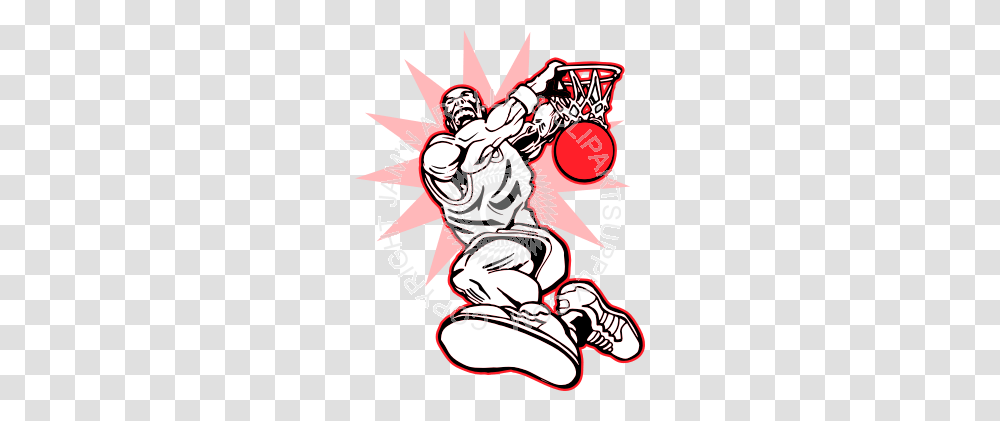 Basketball Player Slam Dunk, Hand Transparent Png