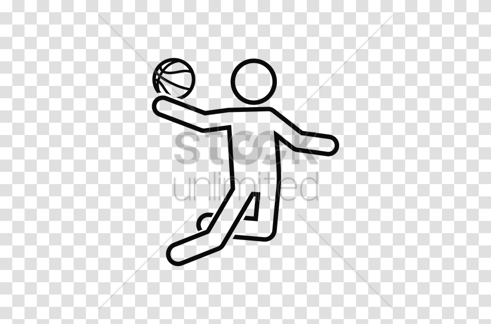 Basketball Player Vector Image, Bow, Duel, Stick Transparent Png