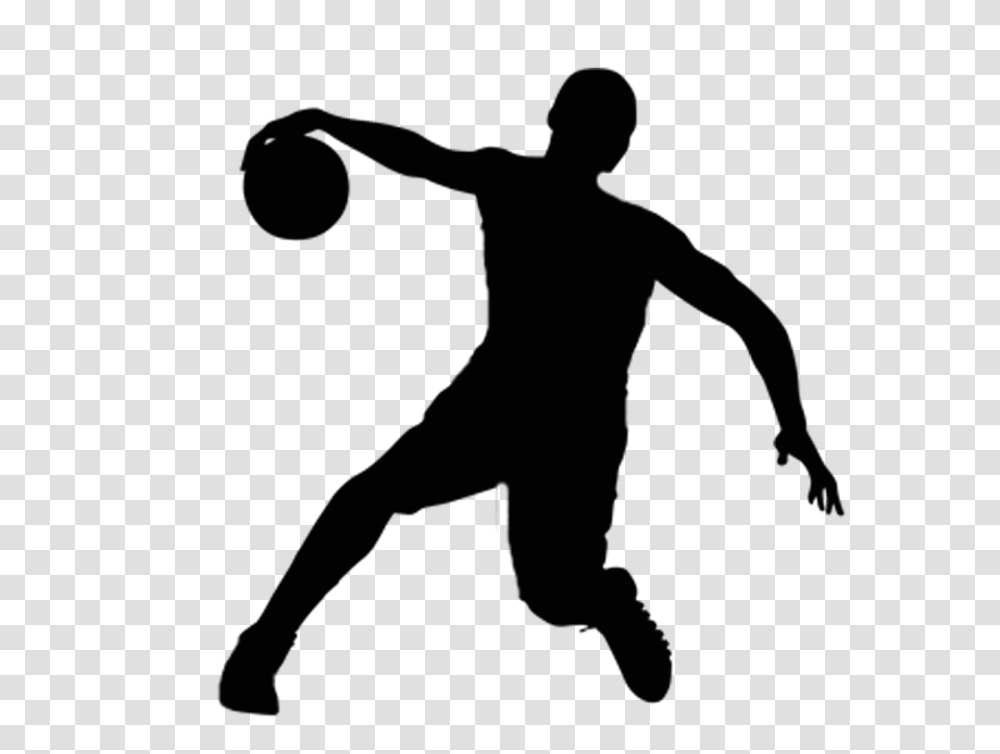 Basketball Player Vector In, Silhouette, Person, People, Sport Transparent Png