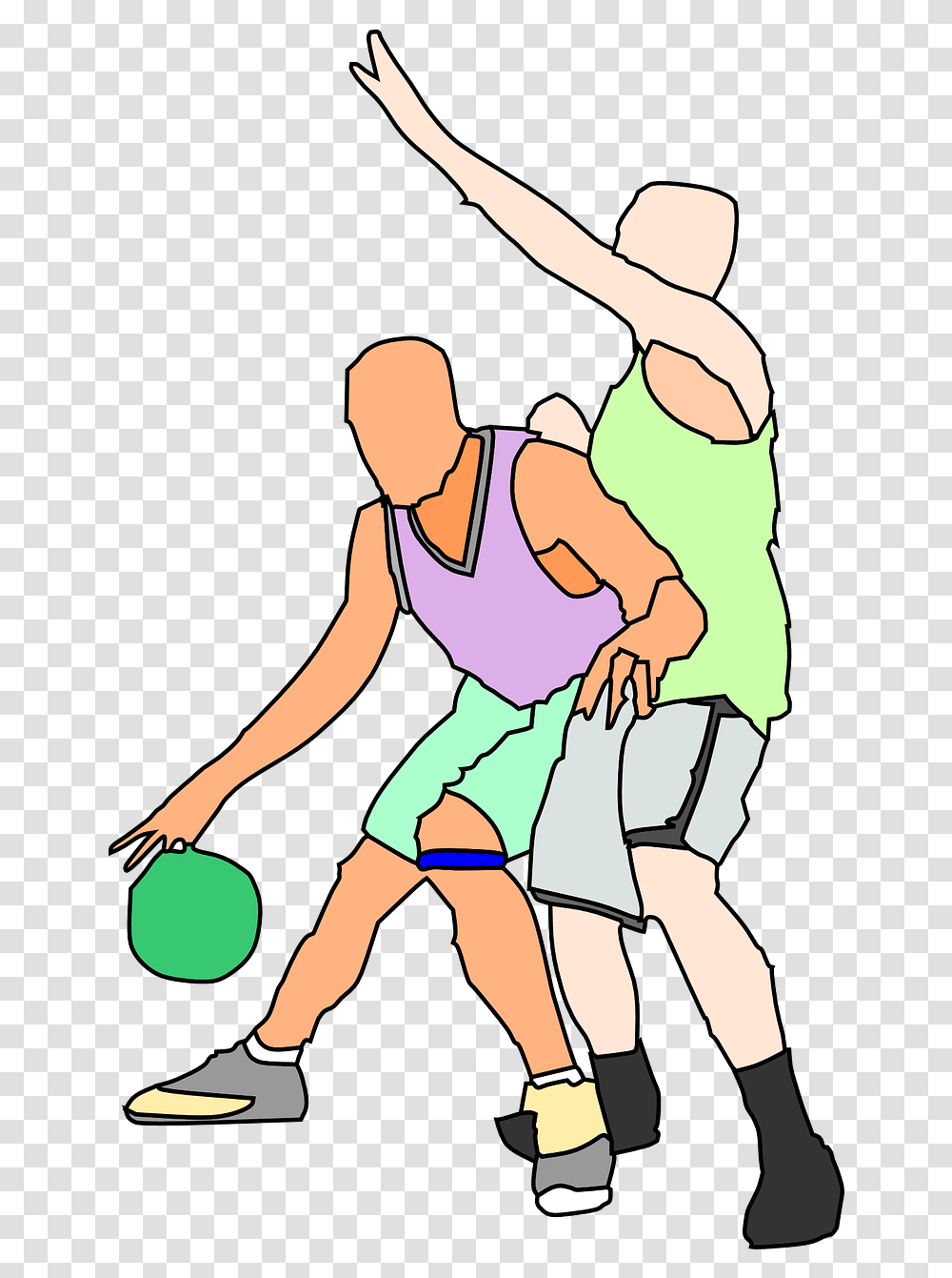 Basketball Players Offense Offense Basketball Clip Art, Person, Human, Sport, Sports Transparent Png