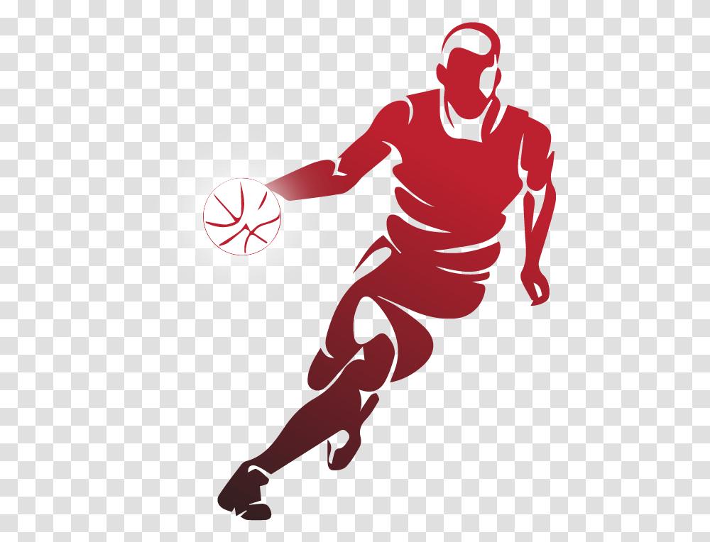Basketball Silhouette Royalty Free Clip Art Silhouette Basketball, Person, Kicking, People, Sport Transparent Png