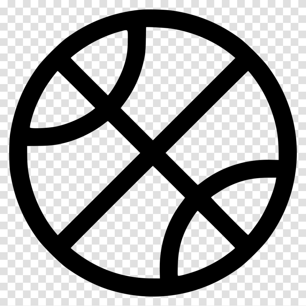 Basketball Solstice Symbol, Gray, Stencil, Emblem Transparent Png