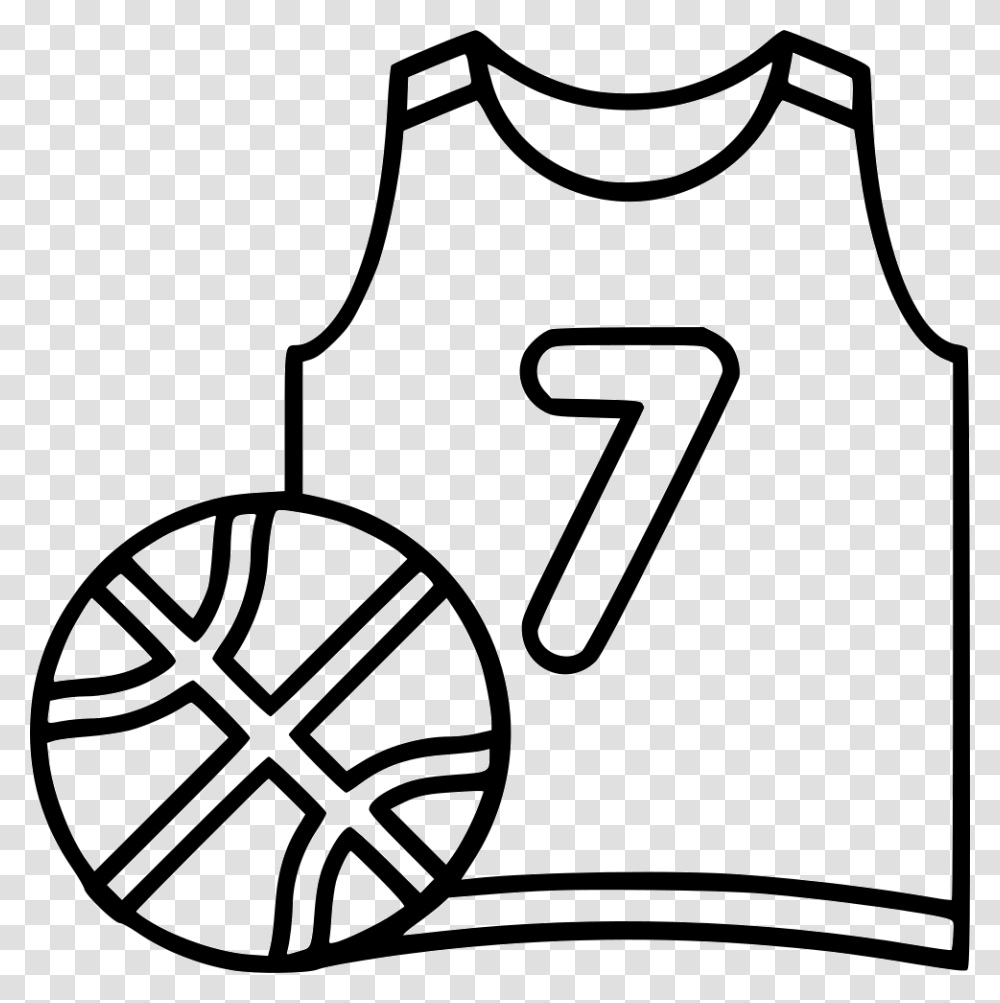 Basketball T Shirt Ball Outline Of A Clock With Background, Number, Lawn Mower Transparent Png
