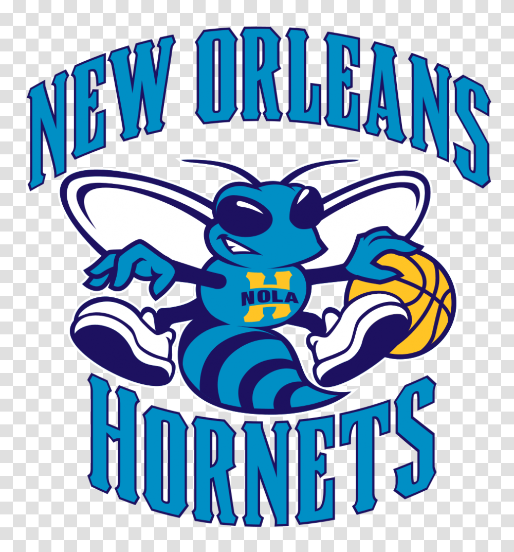 Basketball Teams New Orleans Hornets Logo, Poster, Advertisement, Symbol, Text Transparent Png