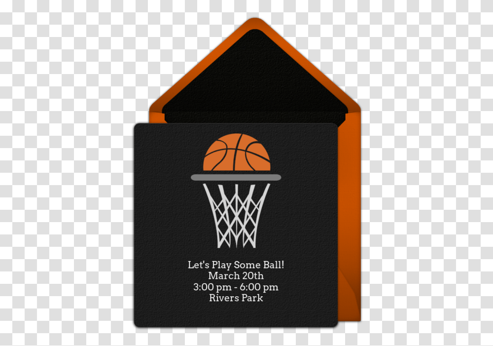 Basketball Themed Christmas Cards, Paper, Hoop, Advertisement Transparent Png