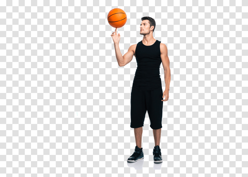 Basketball Training Basketball Spinning Ball On Finger, Person, Standing, Female Transparent Png