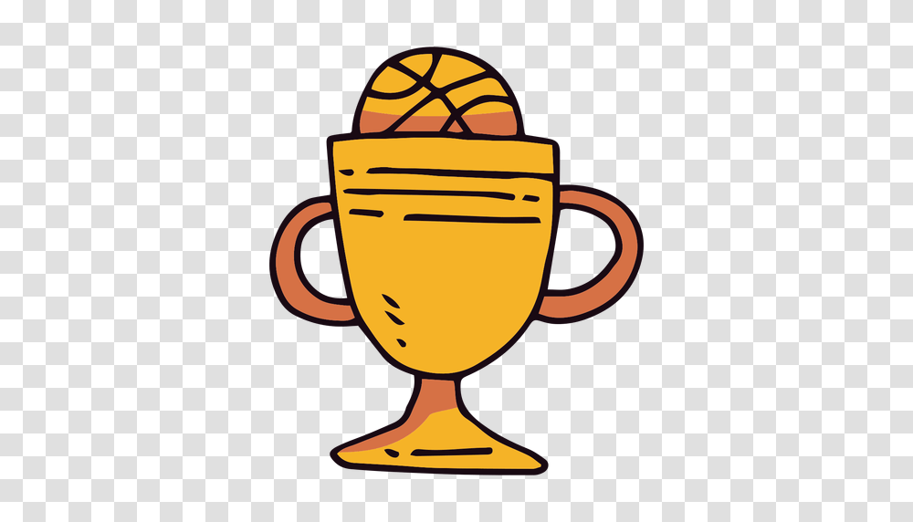 Basketball Trophy Cup Cartoon Transparent Png