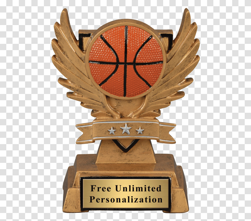 Basketball Trophy Image Freeuse Library Basketball Award, Logo, Trademark, Gold Transparent Png