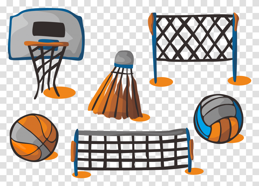 Basketball Volleyball Volleyball And Basketball Equipment, Sport, Team Sport, Furniture, Outdoors Transparent Png