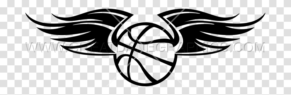 Basketball Wings Production Ready Artwork For T Shirt Printing, Bicycle, Plant, Label Transparent Png