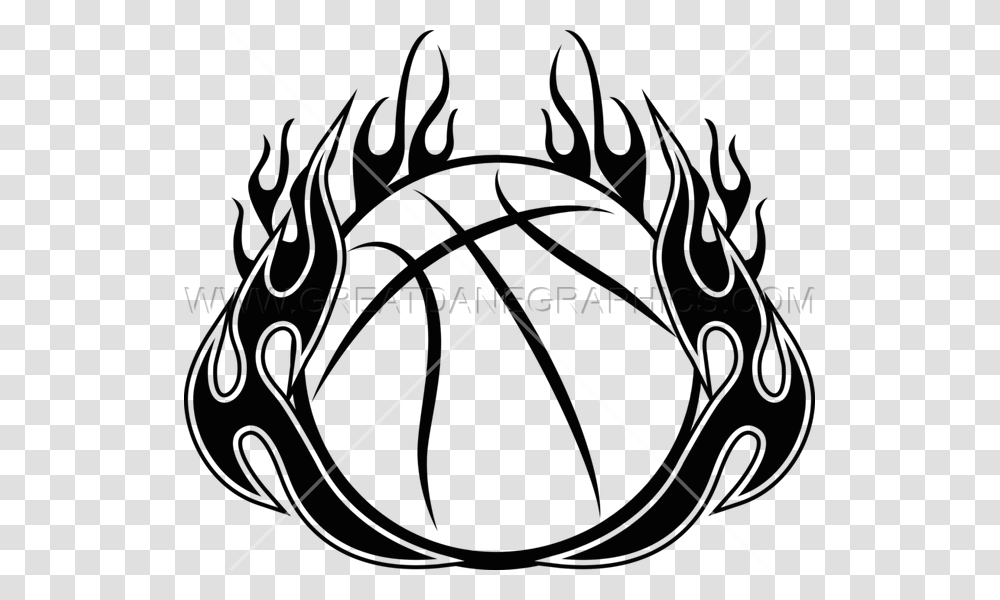Basketball With Flames Clipart Clip Art Images, Gate, Pattern Transparent Png