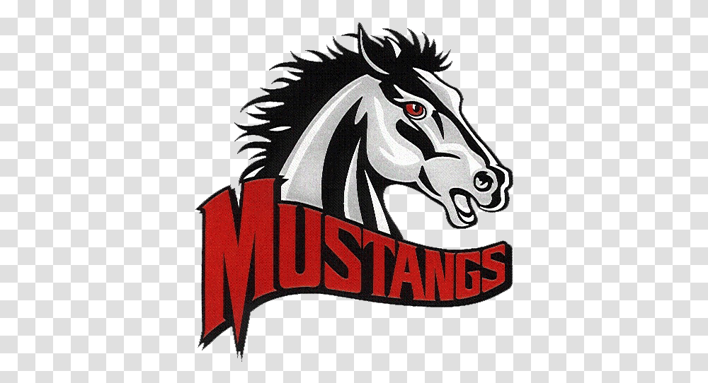 Basketball With Mustang Black And White Mustangs Mundelein High School, Poster, Advertisement, Logo, Symbol Transparent Png