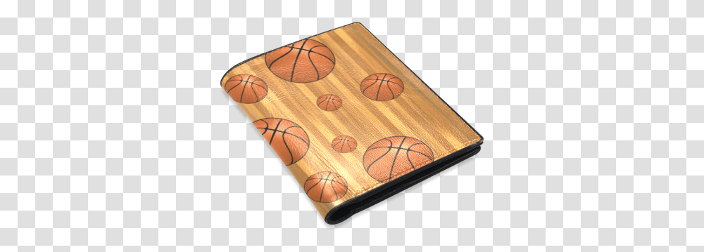 Basketballs With Wood Background Men's Leather Wallet Model 1612 Id D289965, Game, Accessories, Accessory Transparent Png