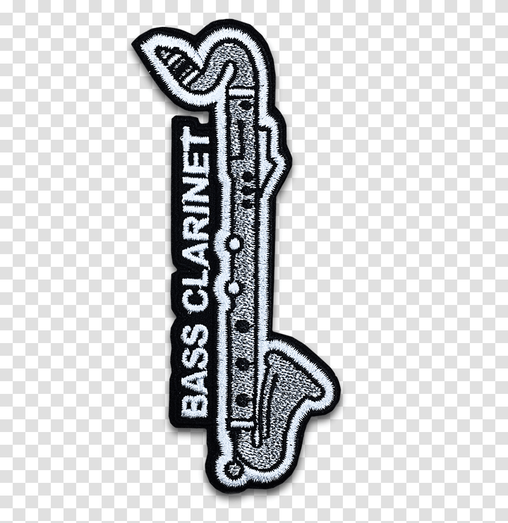 Bass Clarinet Instrument Patch Bass Clarinet, Label, Apparel Transparent Png