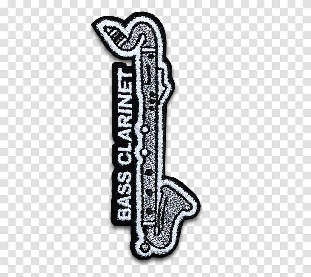 Bass Clarinet Instrument Patch Bass Clarinet Letterman Patch, Label, Skateboard Transparent Png