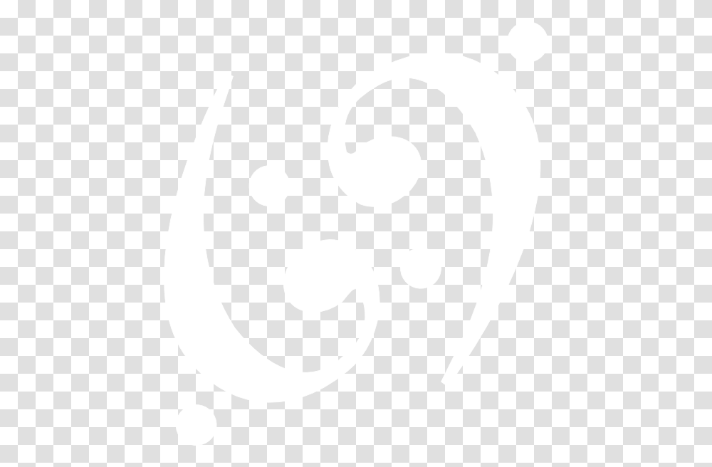 Bass Clef Note White, Texture, White Board, Apparel Transparent Png