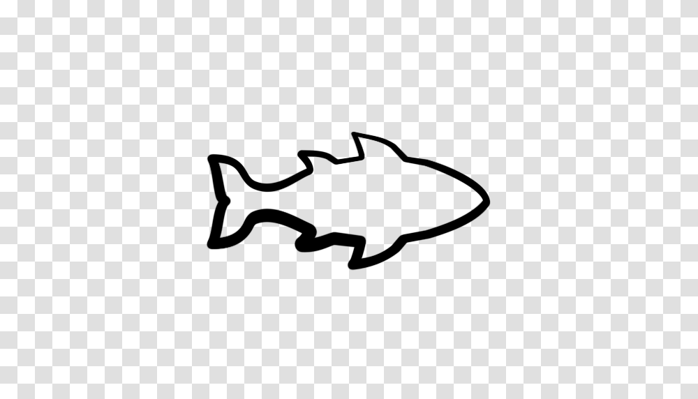 Bass Fish Outline Clip Art, Stencil, Weapon, Weaponry Transparent Png