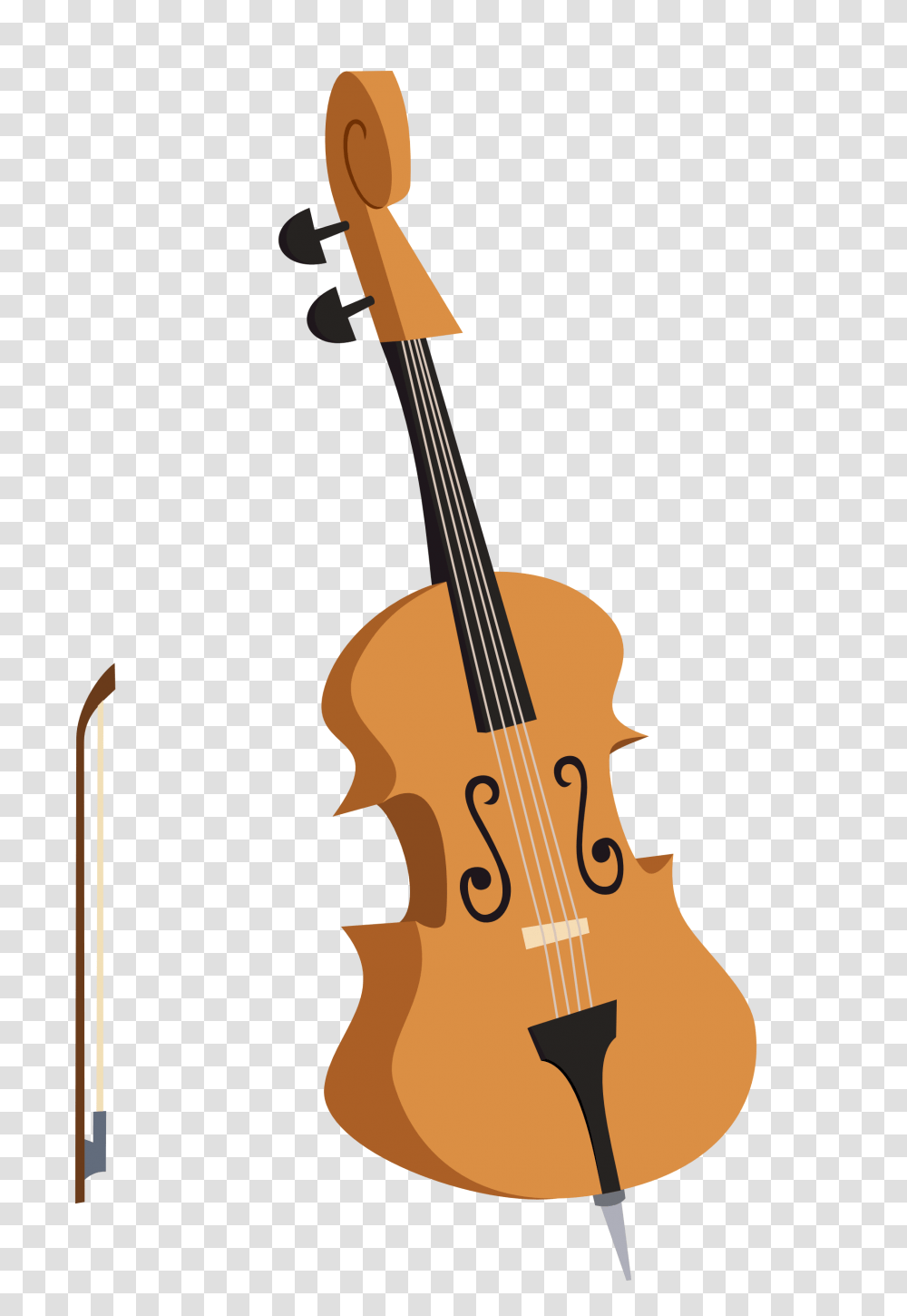 Bass Fishing Clipart, Musical Instrument, Cello, Leisure Activities, Violin Transparent Png