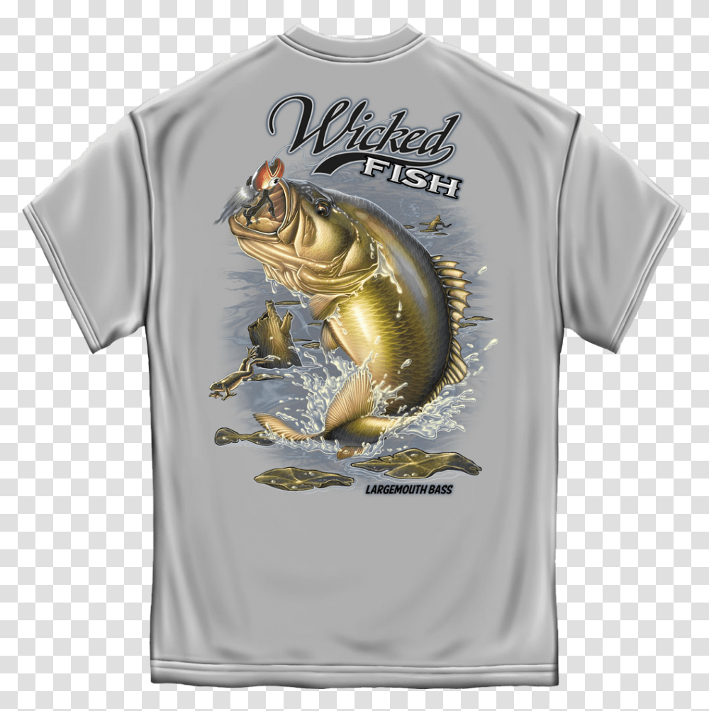 Bass Fishing T Shirts, T-Shirt, Animal, Sleeve Transparent Png