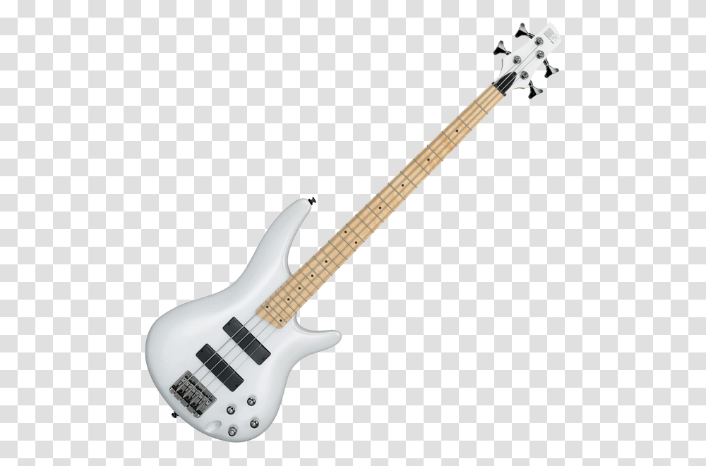 Bass Guitar Free Image Ibanez Sr300 Pearl White, Leisure Activities, Musical Instrument Transparent Png