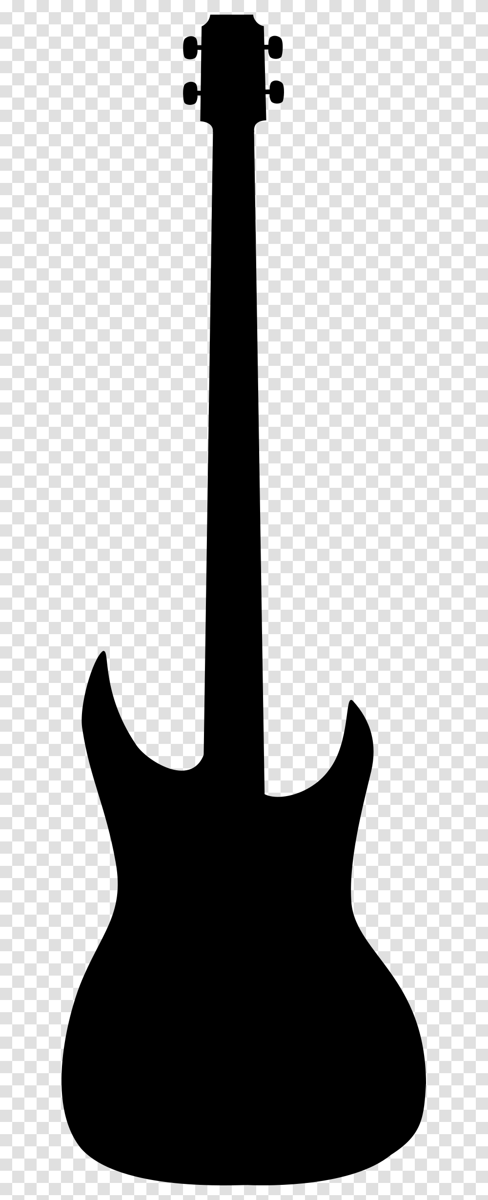 Bass Guitar Silhouette Icons, Gray, World Of Warcraft Transparent Png