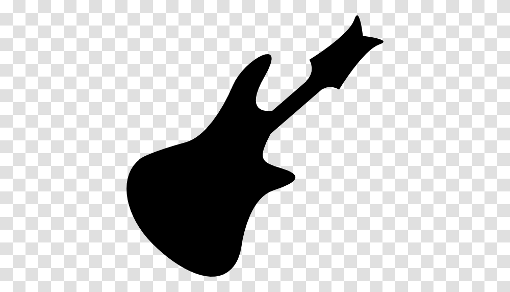 Bass Guitar Silhouette, Stencil, Axe, Tool, Leisure Activities Transparent Png