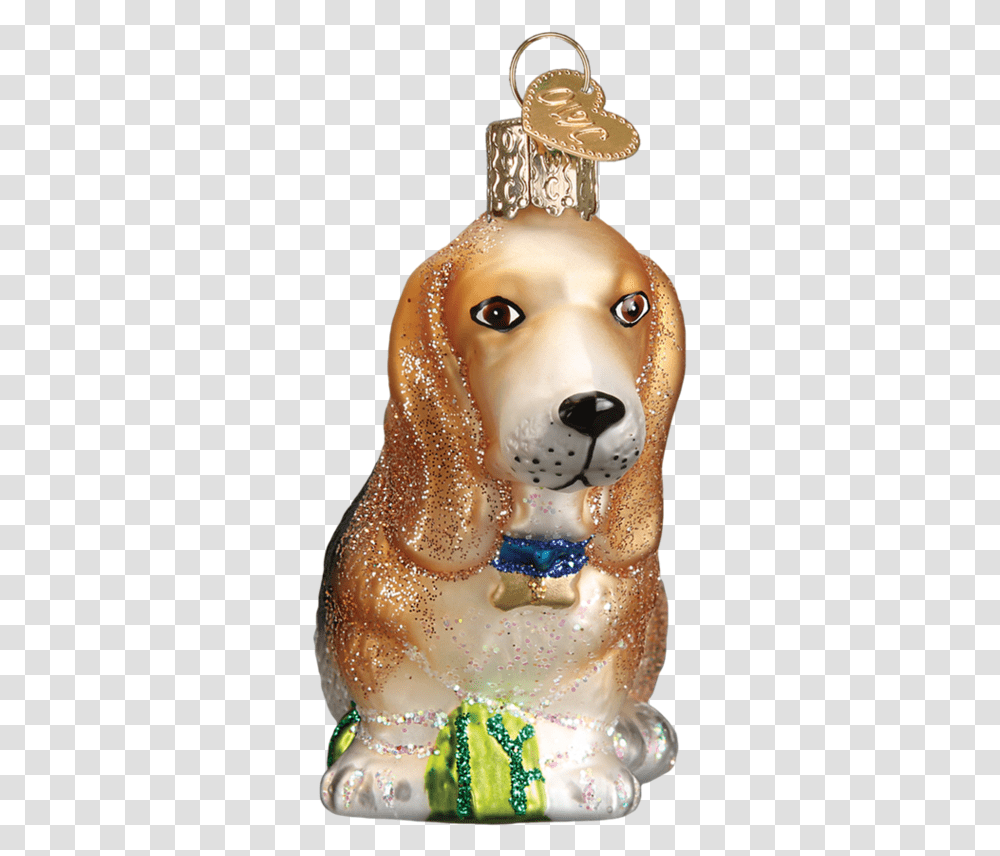 Basset Hound Old World Christmas Ornament Beagle, Doll, Head, Outdoors, Nature Transparent Png