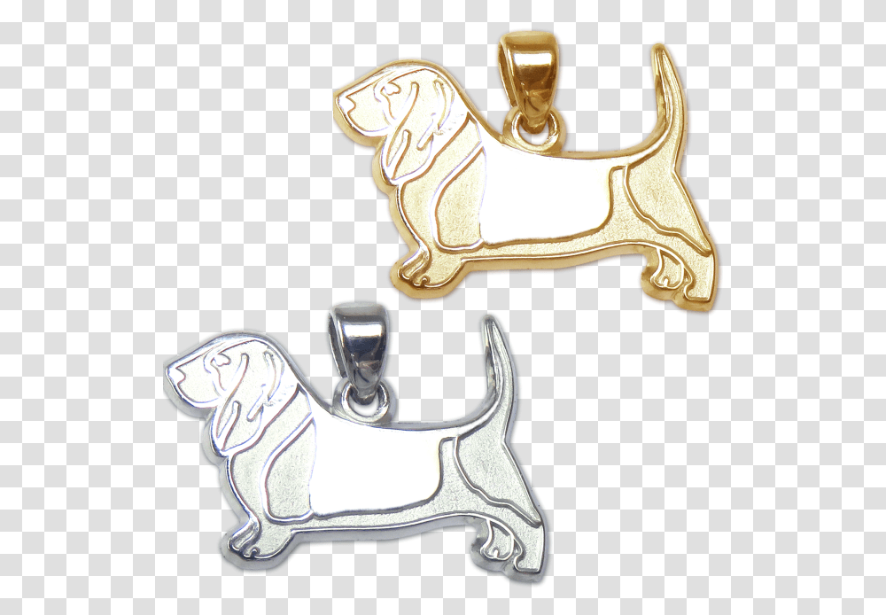Basset Hound Charm Or Pendant In Sterling Silver Or Cardigan Welsh Corgi, Sink Faucet, Treasure, Coyote, Mammal Transparent Png