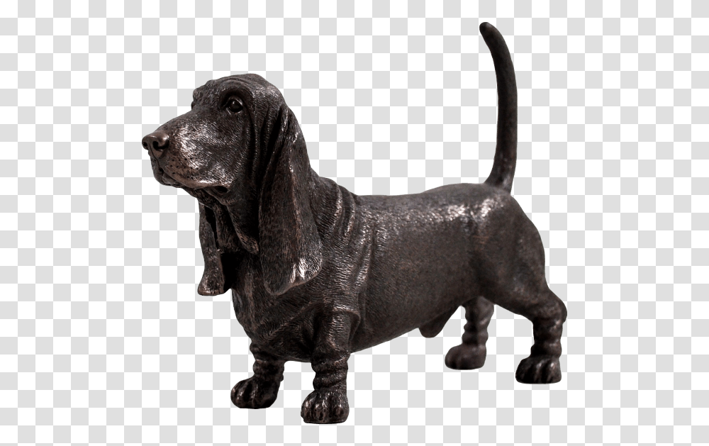 Basset Hound Cold Cast Bronze Sculpture Bronze Sculpture, Figurine, Pet, Animal, Mammal Transparent Png