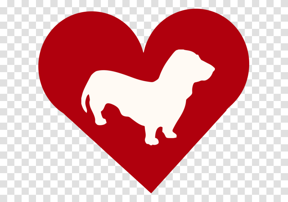 Basset Hound Dog Breed, Heart, Cushion, Hand, Pillow Transparent Png