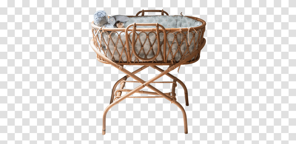 Bassinet Free Image Download Cradle, Furniture, Bow, Crib, Chair Transparent Png