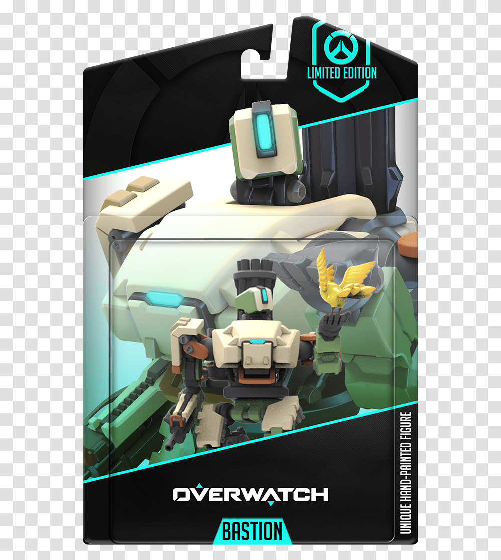Bastion Overwatch Action Figure, Toy, Person, Human Transparent Png