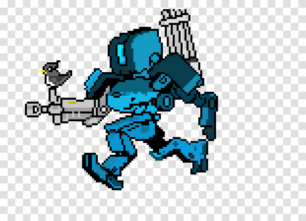 Bastion Pixel Art Maker, Robot Transparent Png