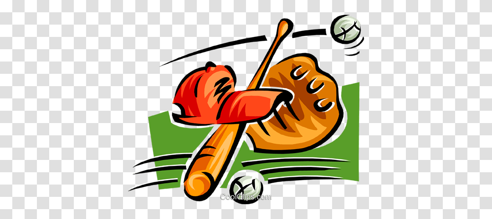 Bat Ball Glove And Hat Royalty Free Vector Clip Art Illustration, Lawn Mower, Tool, Sport Transparent Png