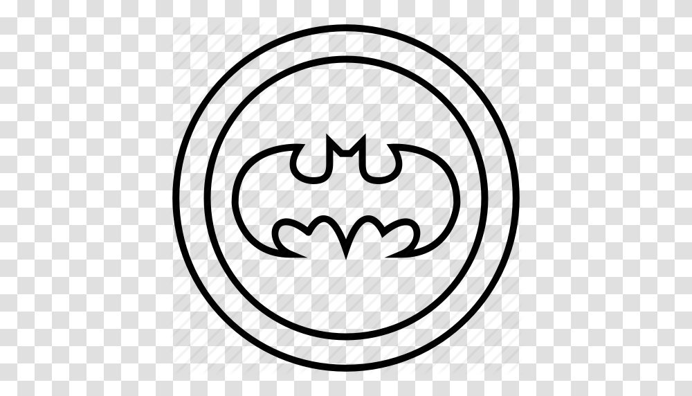 Bat Batman Emblem Sign Superhero Icon, Shooting Range, Tabletop, Furniture Transparent Png