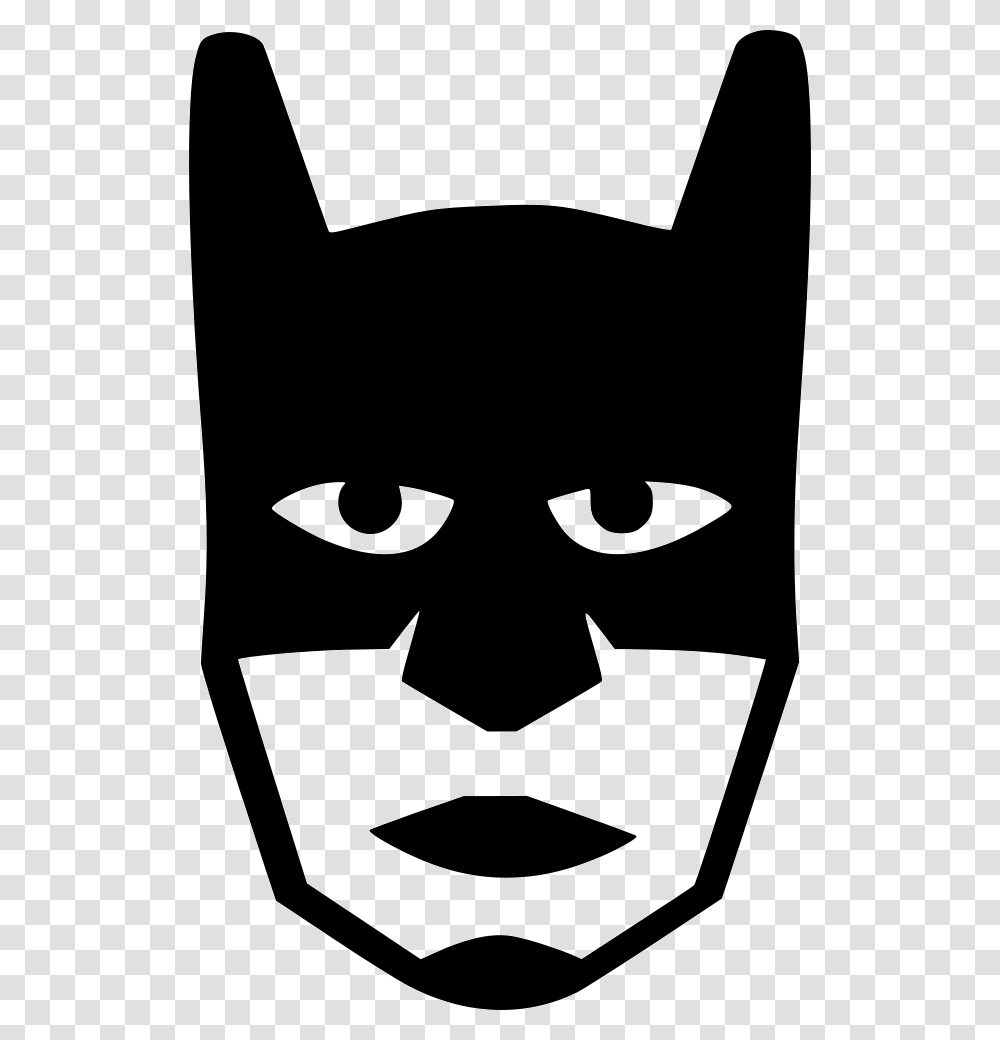Bat Batman Hero Head, Stencil, Rug, Batman Logo Transparent Png