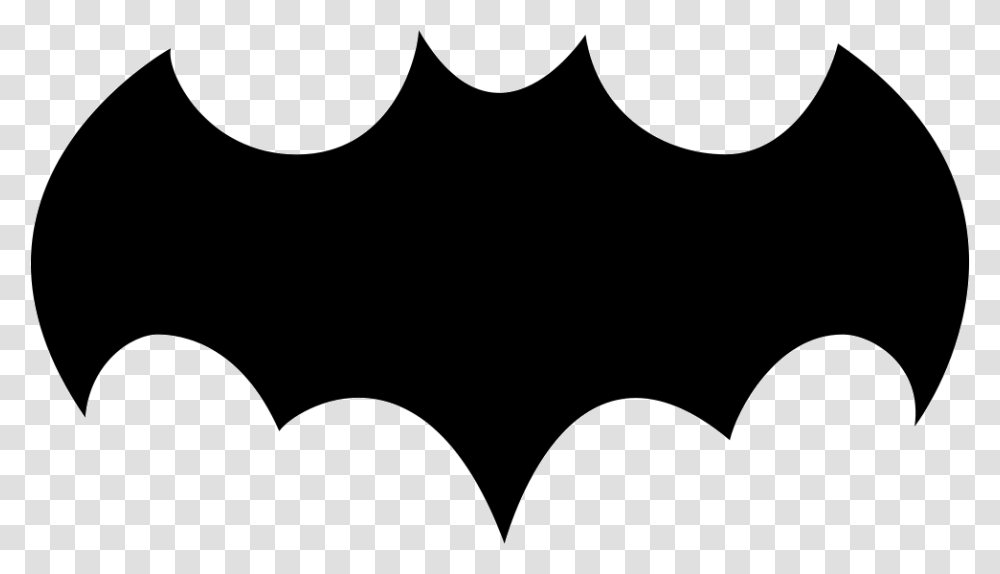 Bat Black Shape With Open Wings Shape Of Bat Wing, Batman Logo Transparent Png