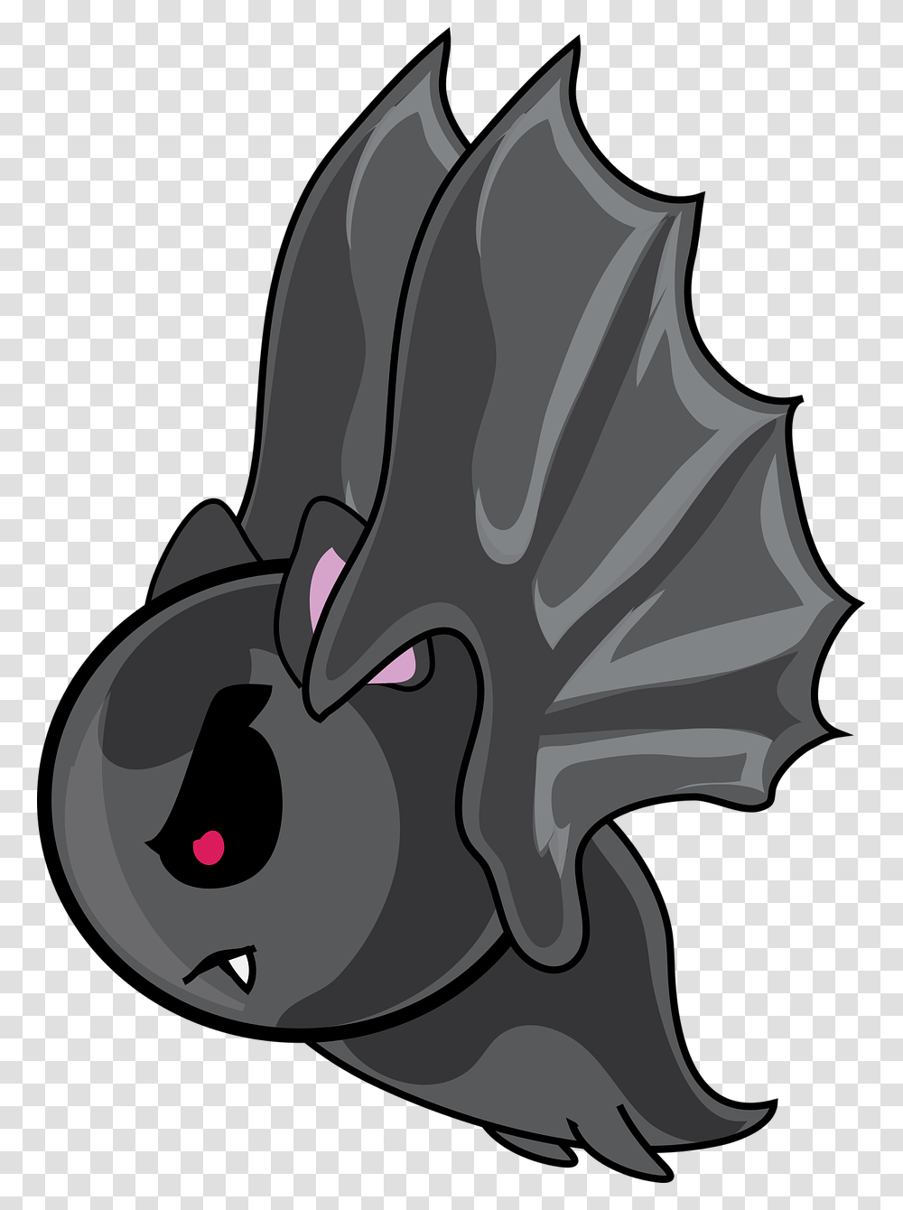 Bat Enemy Halloween Free Picture Vector Graphics, Animal, Sea Life, Photography Transparent Png