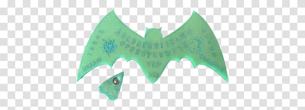 Bat Ouija Board With Planchette Lovely, Arrowhead, Symbol, Hedge, Plant Transparent Png