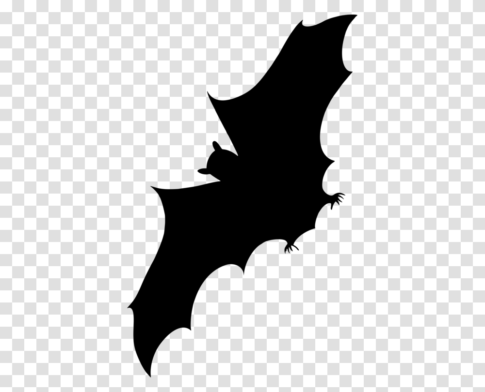 Bat Silhouette Illustrator Black And White, Gray, World Of Warcraft Transparent Png