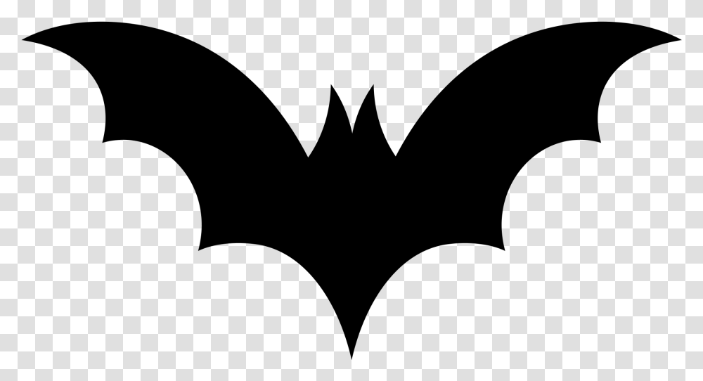 Bat Silhouette Stencil Clip Art Halloween Bat Silhouette, Gray, World Of Warcraft Transparent Png