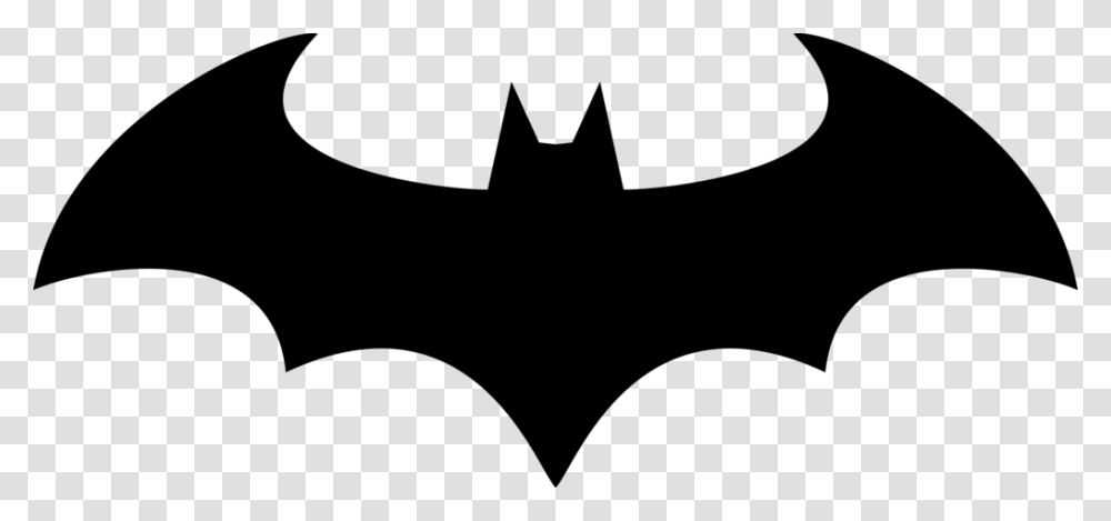 Batarang Drawing For Free Download On Arkham Knight Arkham Asylum Batman Logo, Gray, World Of Warcraft Transparent Png
