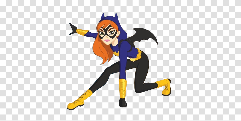 Batgirl Basic New Profile Art Super Hero Girls, Person, Costume, Pants Transparent Png